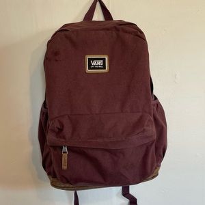 Vans Maroon Backpack